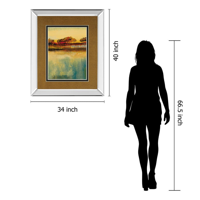 Classy Living October Sky II Wall Art 34"x40", Mirrored