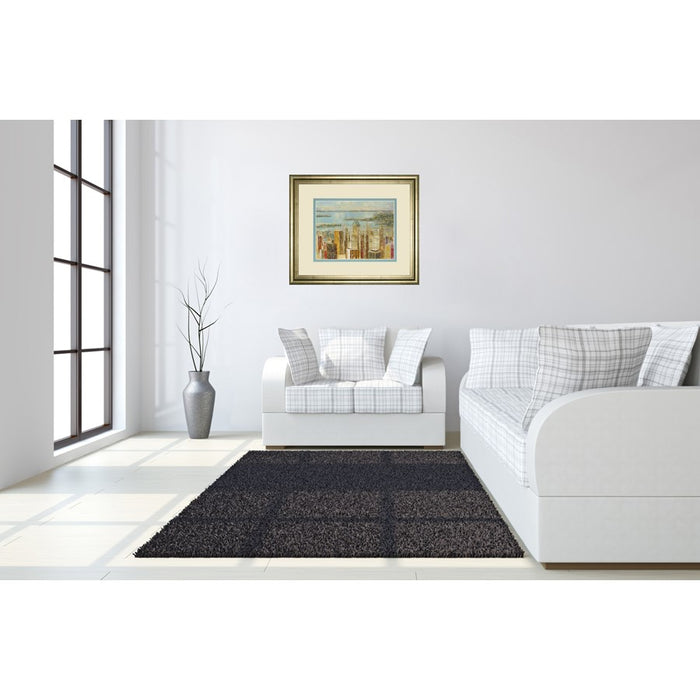 Classy Living Urban Serenity Wall Art Double Mat 40"x34", Crisp Chardonnay