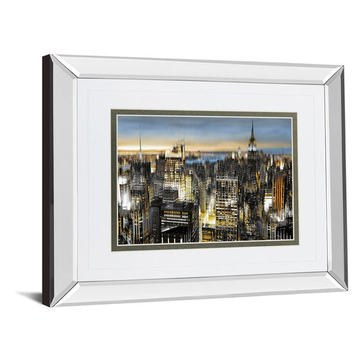 Classy Living Urban Twilight Wall Art 40"x34", Mirrored