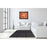 Classy Living Red Lotus Bloom Wall Art Double Mat 40"x34", Midnight Aura