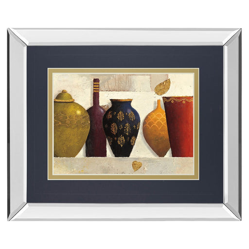 Classy Living Jeweled Vessels Wall Art 40"x34", Mirrored