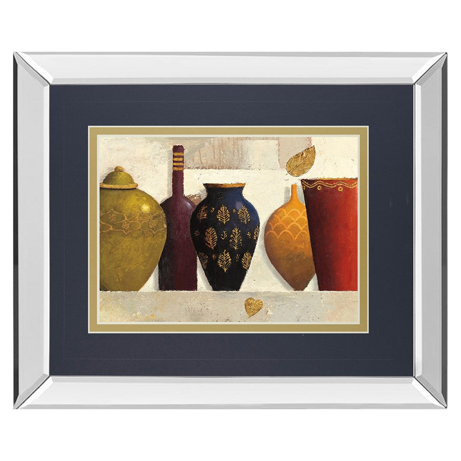 Classy Living Jeweled Vessels Wall Art 40"x34", Mirrored