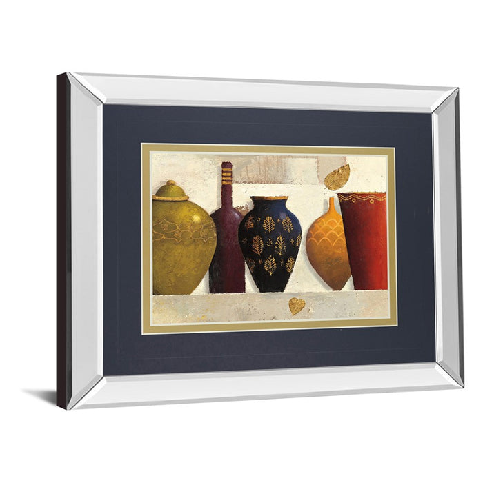 Classy Living Jeweled Vessels Wall Art 40"x34", Mirrored