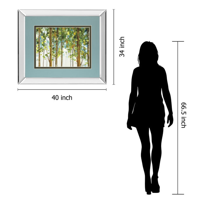 Classy Living Woodland Whisper Wall Art 40"x34", Mirrored