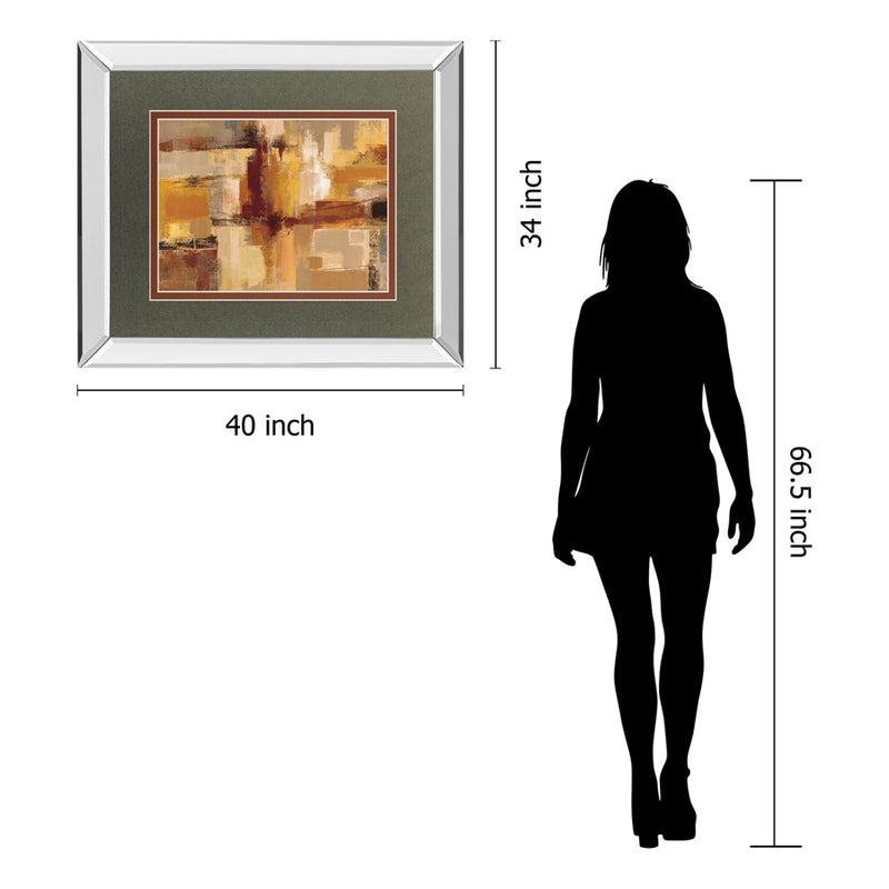 Classy Living Abstract Harmony Wall Art 40"x34", Mirrored
