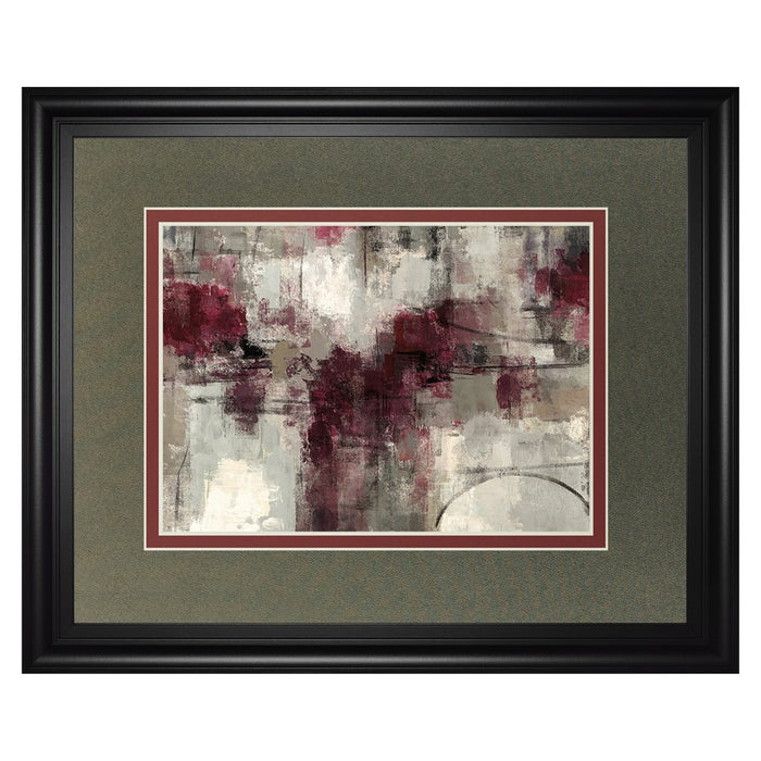 Classy Living Muted Harmony Wall Art Double Mat 40"x34", Midnight Aura