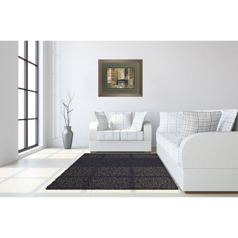 Classy Living One Way Street Wall Art Double Mat 40"x34", Tranquil Ash