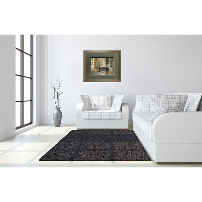 Classy Living One Way Street Wall Art Double Mat 40"x34", Tranquil Ash