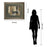Classy Living One Way Street Wall Art Double Mat 40"x34", Tranquil Ash