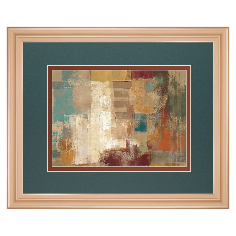 Classy Living Elegant Harmony Wall Art Double Mat 40"x34", Rose Gold