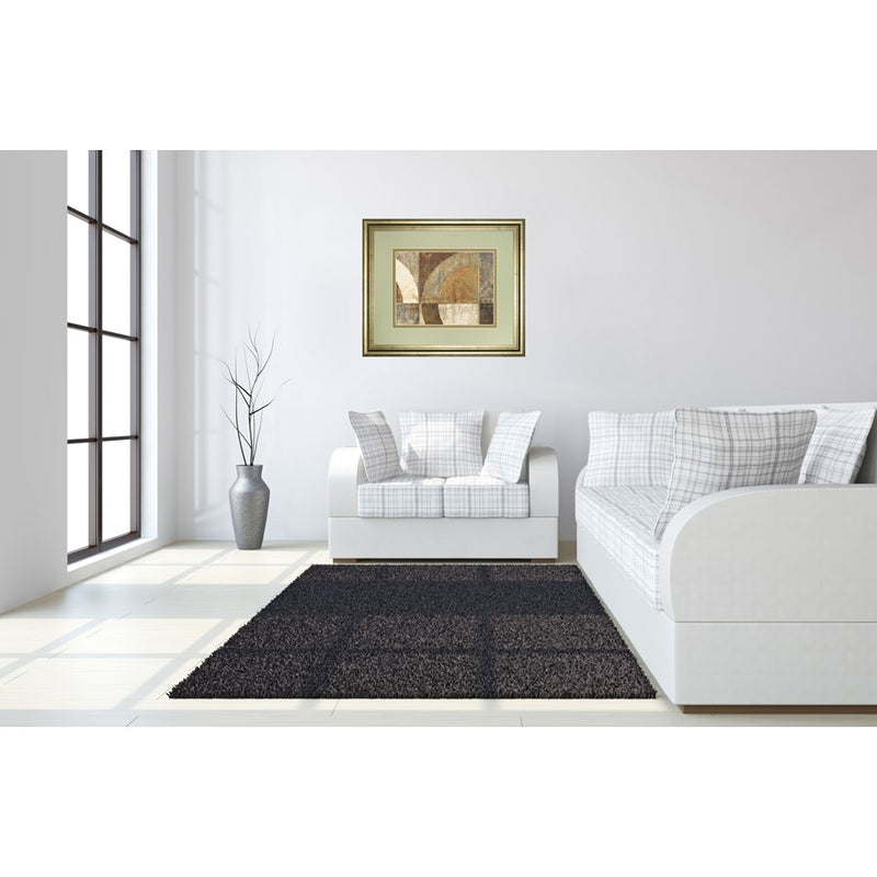 Classy Living Abstract Arches Wall Art Double Mat 40"x34", GiIded Radiance