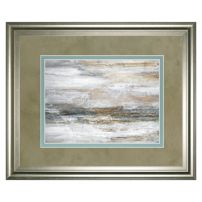 Classy Living Kaleidoscope Wall Art Double Mat 40"x34", Silver Serenity - DM5774