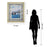 Classy Living Seaside Serenity Wall Art Double Mat 34"x40", Ivory Bliss