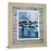 Classy Living Harbor Reflections Wall Art Double Mat 34"x40", Ivory Bliss