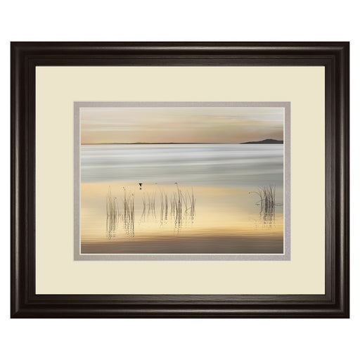 Classy Living Iceland Waterscape Wall Art Double Mat 40"x34", Chocolate