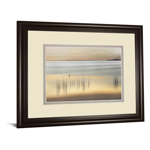 Classy Living Iceland Waterscape Wall Art Double Mat 40"x34", Chocolate