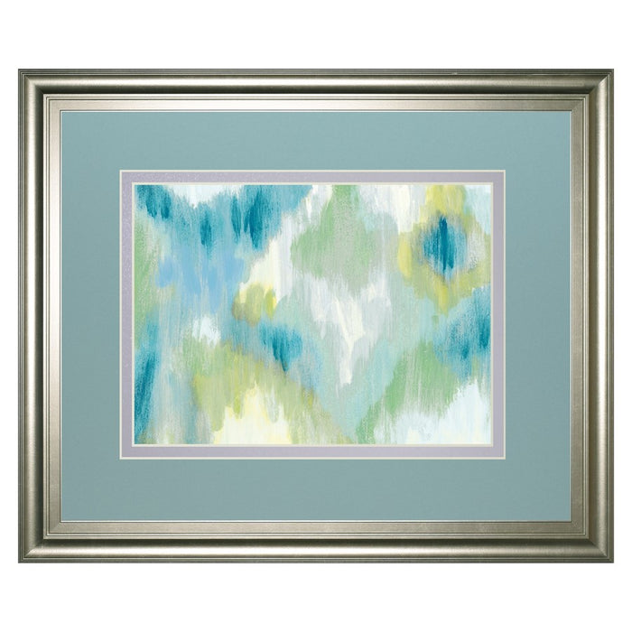 Classy Living Serene Brushstrokes Wall Art Double Mat 40"x34", Silver