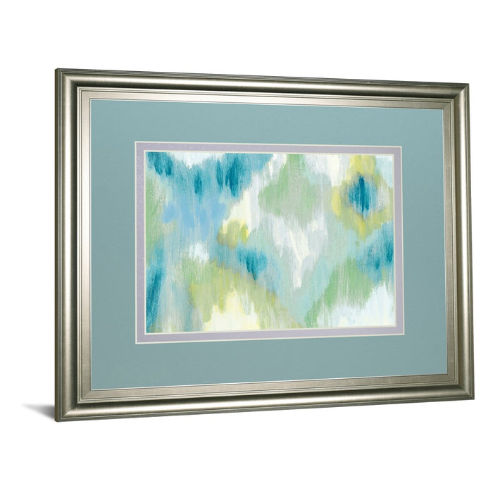 Classy Living Serene Brushstrokes Wall Art Double Mat 40"x34", Silver