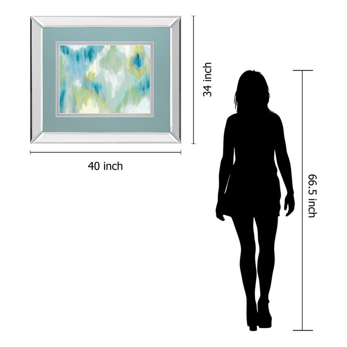 Classy Living Serene Brushstrokes Wall Art 40"x34", Mirrored