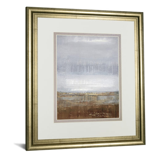 Classy Living Tranquil Horizon Wall Art Double Mat 34"x40", Gold Frame