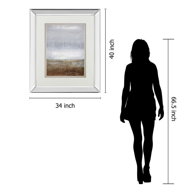 Classy Living Tranquil Horizon Wall Art 34"x40", Mirrored