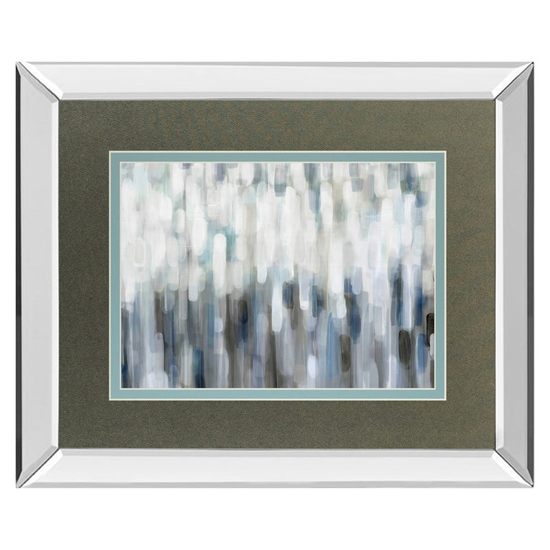 Classy Living Silver Rain Wall Art 40"x34", Mirrored