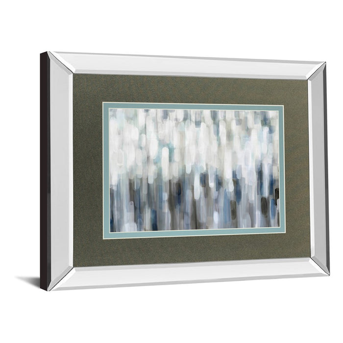 Classy Living Silver Rain Wall Art 40"x34", Mirrored