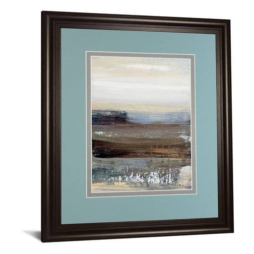 Classy Living Misty Lakeview Wall Art Double Mat 34"x40", Chocolate