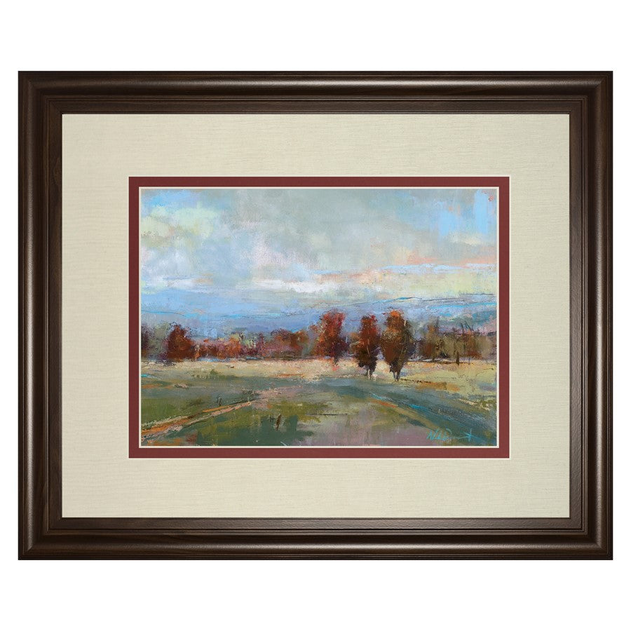 Classy Living Iceland Serenity Wall Art Double Mat 40"x34", Cinnamon Mocha