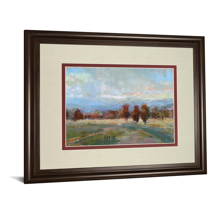 Classy Living Iceland Serenity Wall Art Double Mat 40"x34", Cinnamon Mocha