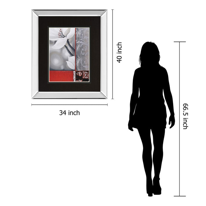 Classy Living Classically Wall Art 34"x40", Mirrored