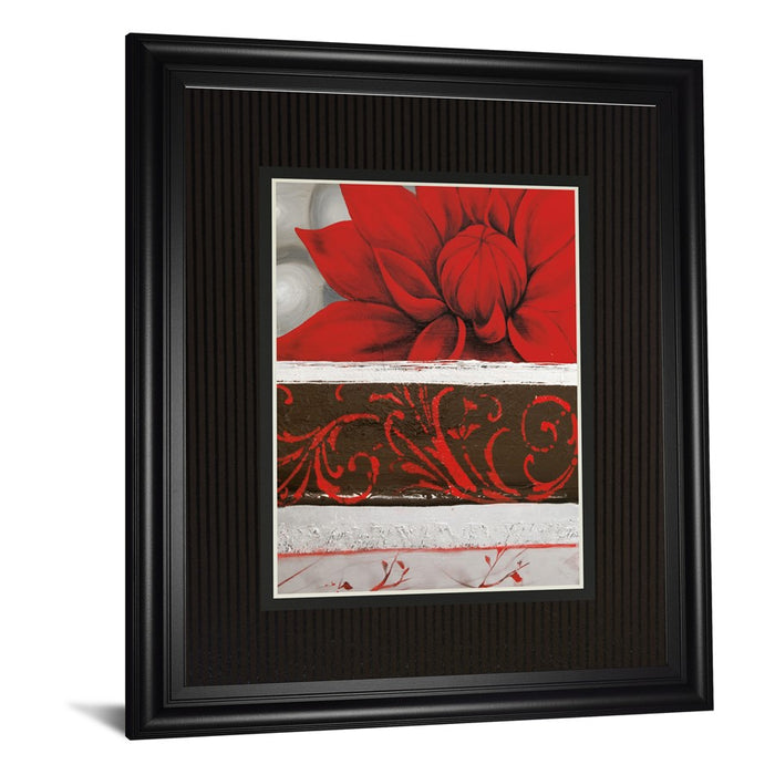 Classy Living Summer Bloom Wall Art Double Mat 34"x40", Midnight Aura