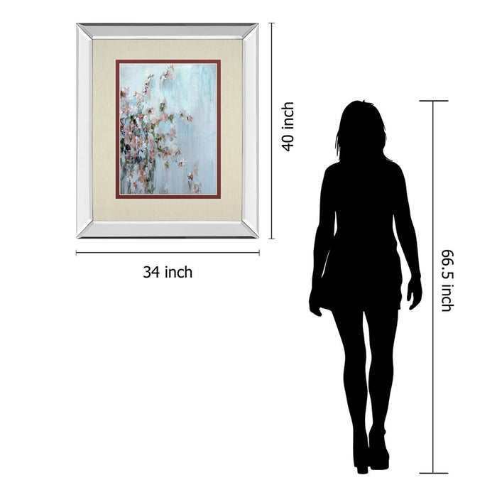 Classy Living WIIting Away Wall Art 34"x40", Mirrored