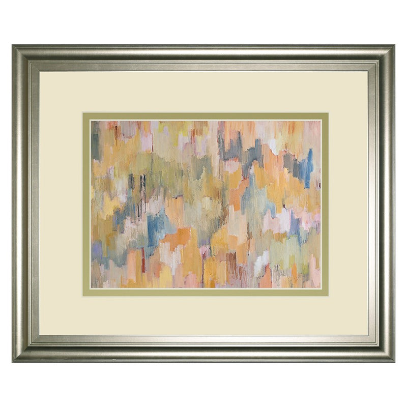 Classy Living Concerto Harmony Wall Art Double Mat 40"x34", Silver
