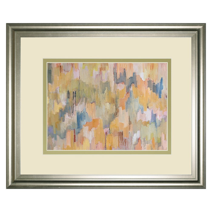 Classy Living Concerto Harmony Wall Art Double Mat 40"x34", Silver