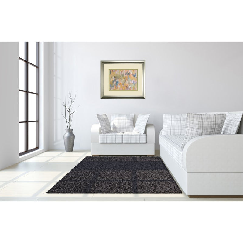 Classy Living Concerto Harmony Wall Art Double Mat 40"x34", Silver