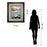 Classy Living Ocean Radiance Wall Art Double Mat 34"x40", Chocolate