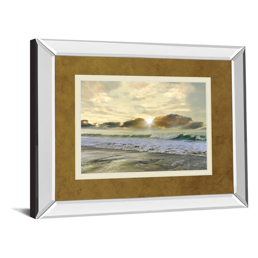 Classy Living Coastal Sunrise Wall Art 40"x34", Mirrored