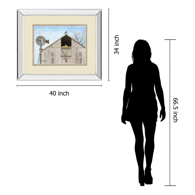 Classy Living Winds Aloft Wall Art 40"x34", Mirrored