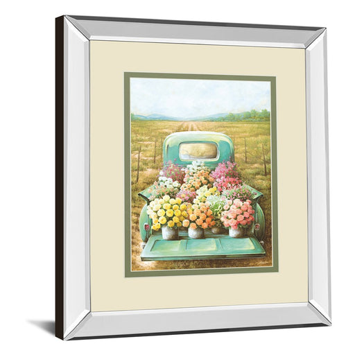 Classy Living Vintage Blooms Wall Art 34"x40", Mirrored