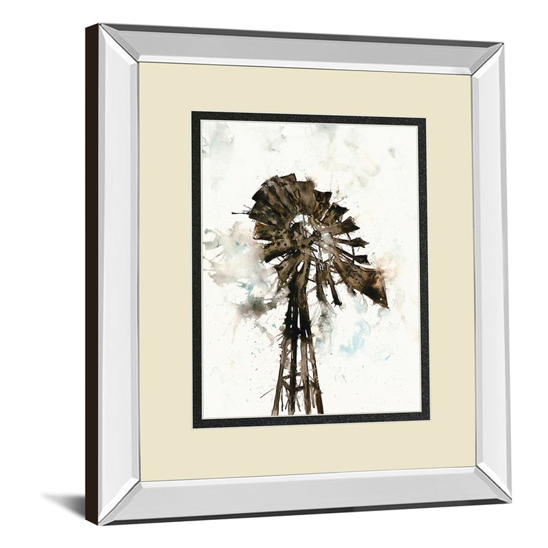 Classy Living Rustic Windmill Wall Art 34"x40", Mirrored