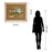 Classy Living Autumn Path Wall Art Double Mat 40"x34", Rose Gold