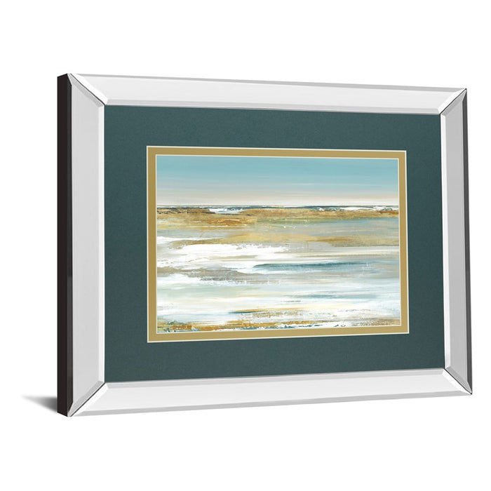 Classy Living Blue Horizon Wall Art 40"x34", Mirrored