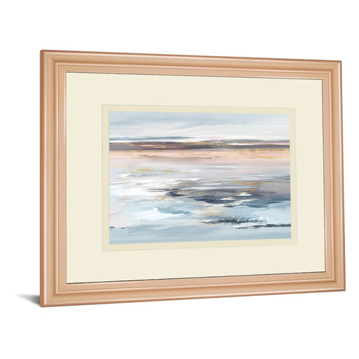 Classy Living Beyond The Sea Wall Art Double Mat 40"x34", Rose Gold