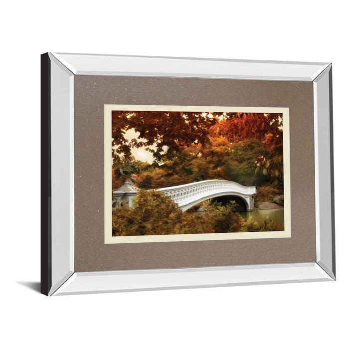 Classy Living Autumn Bridge Wall Art 40"x34", Mirrored