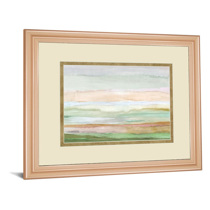 Classy Living Serene Horizons Wall Art Double Mat 40"x34", Rose Gold
