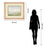 Classy Living Serene Horizons Wall Art Double Mat 40"x34", Rose Gold