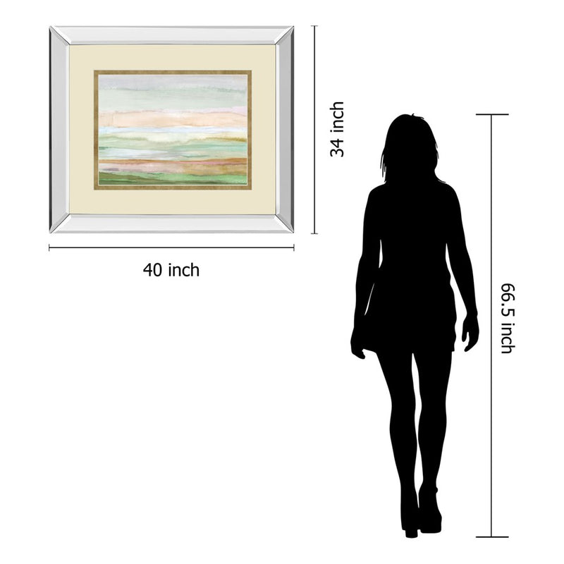 Classy Living Serene Horizons Wall Art 40"x34", Mirrored