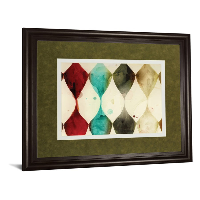 Classy Living Spotted Heralds Wall Art Double Mat 40"x34", Chocolate