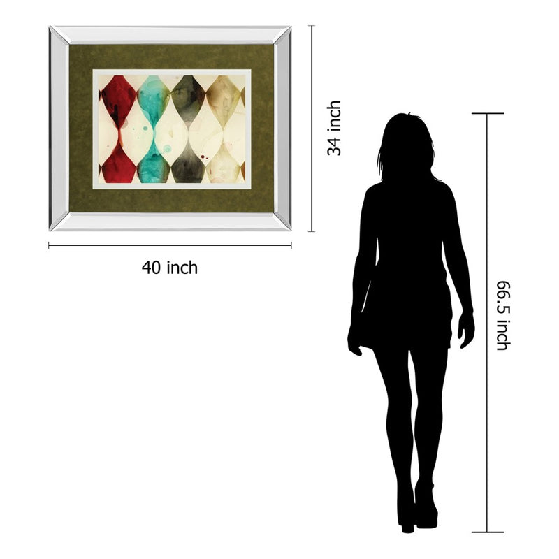 Classy Living Spotted Heralds Wall Art 40"x34", Mirrored